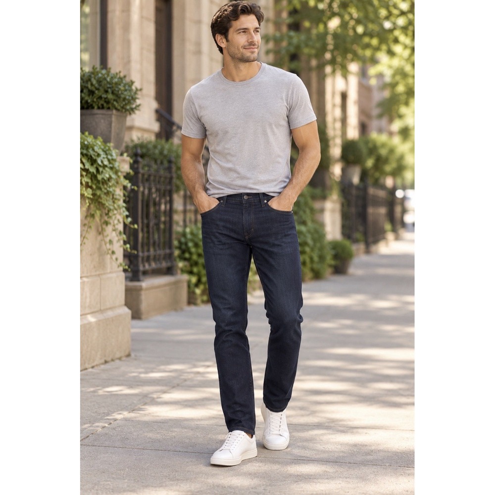 7 For All Mankind Mens Austyn Blue Jeans Size 32 X 33 Inseam